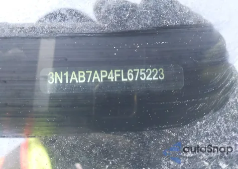 2015 Nissan Sentra Sv z USA, uszkodzony, nr VIN 3N1AB7AP4FL675223